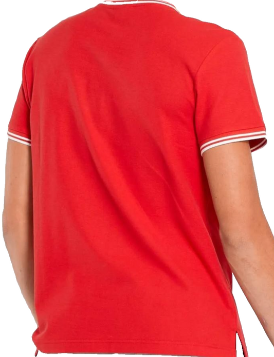 Vintage Umbro Men's Red Polo Shirt – Size S