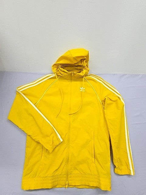 Adidas Originals Yellow 3-Stripes Pullover Hoodie Men's S Regular