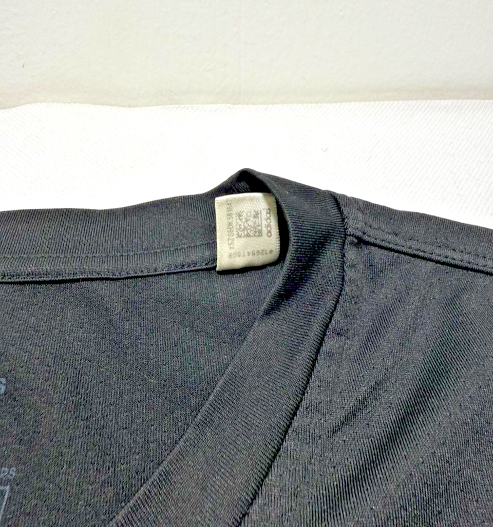 Adidas Own The Run T-Shirt In Black - Size 10