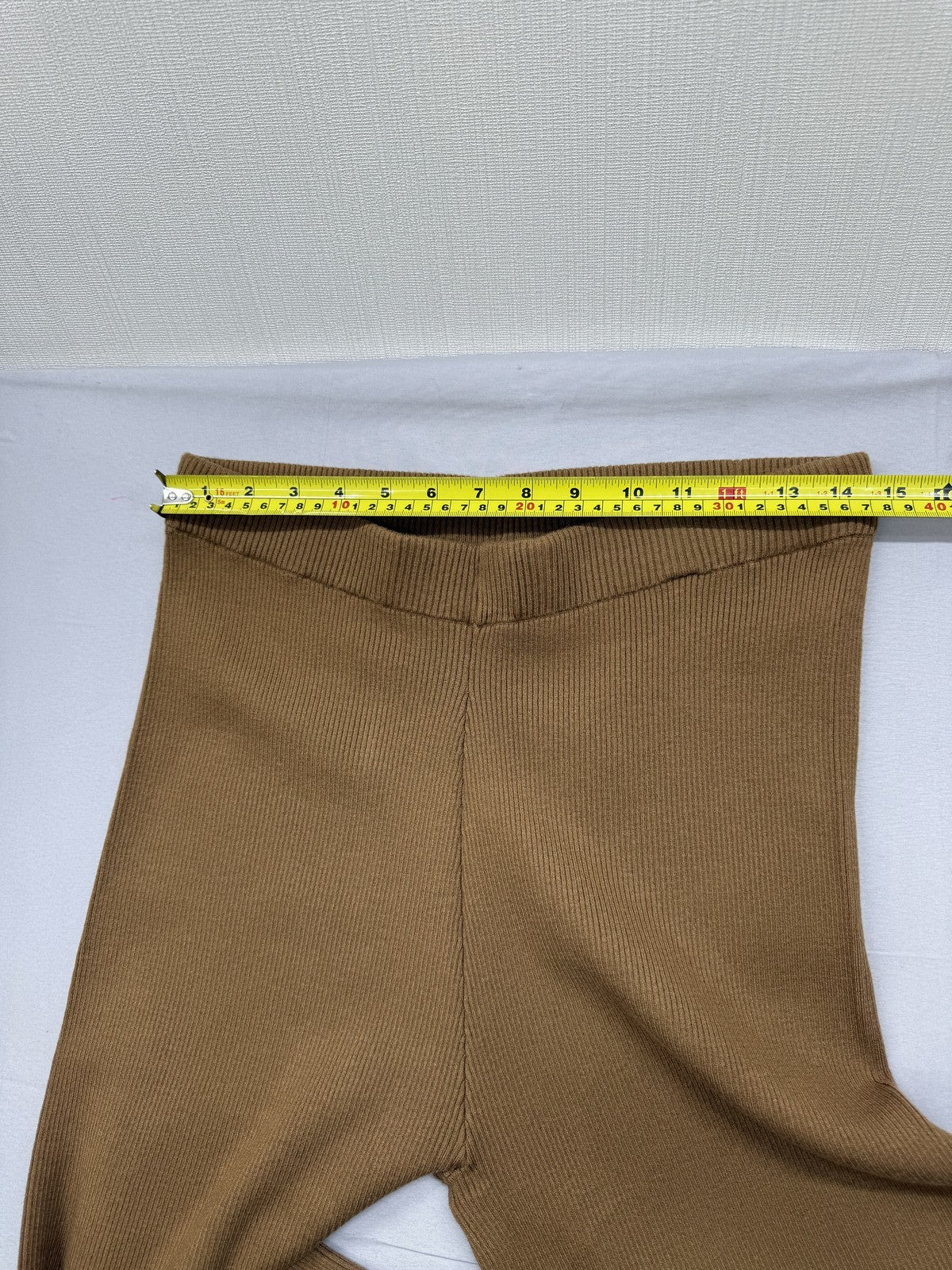 Lindex Women's Brown Wide Leg High Waist Trousers Size M