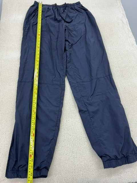 Nike Men's Navy Track Pants Size L Drawstring 100% Polyester