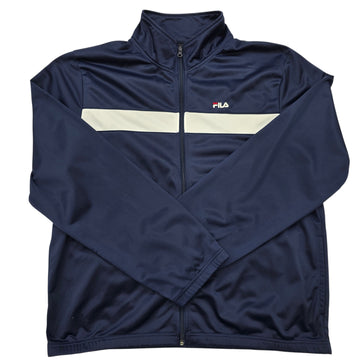 FILA Men's Settanta Navy Track Jacket Size XL Full Zip Vintage