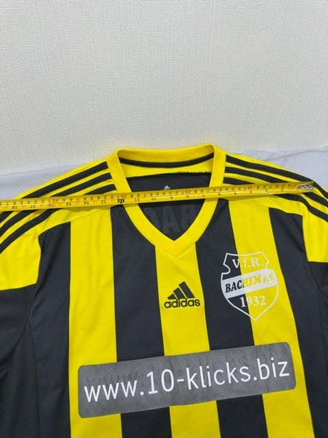 Adidas Men's Black Yellow Striped Soccer Jersey(#16) XL Climacool
