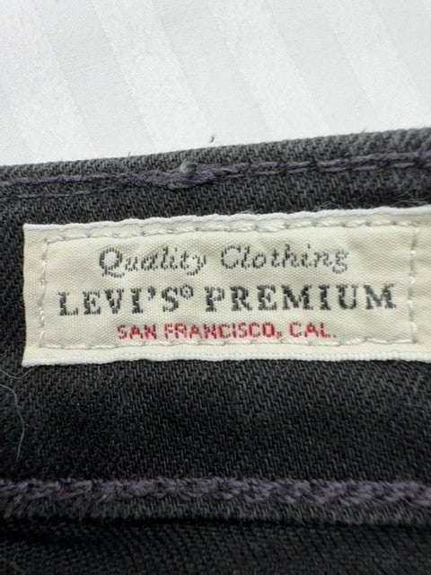 Levi's Men's Black Vintage 901 Straight Jeans W32 L32