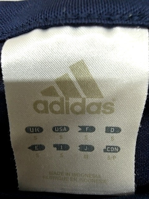 Adidas Men's Navy Light Grey Short Sleeve Crew Neck T-Shirt Regular