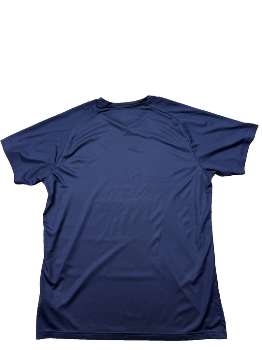 Puma Men's Navy Jersey – Size L, LIGA Core V- dryCELL, Short Sleeve