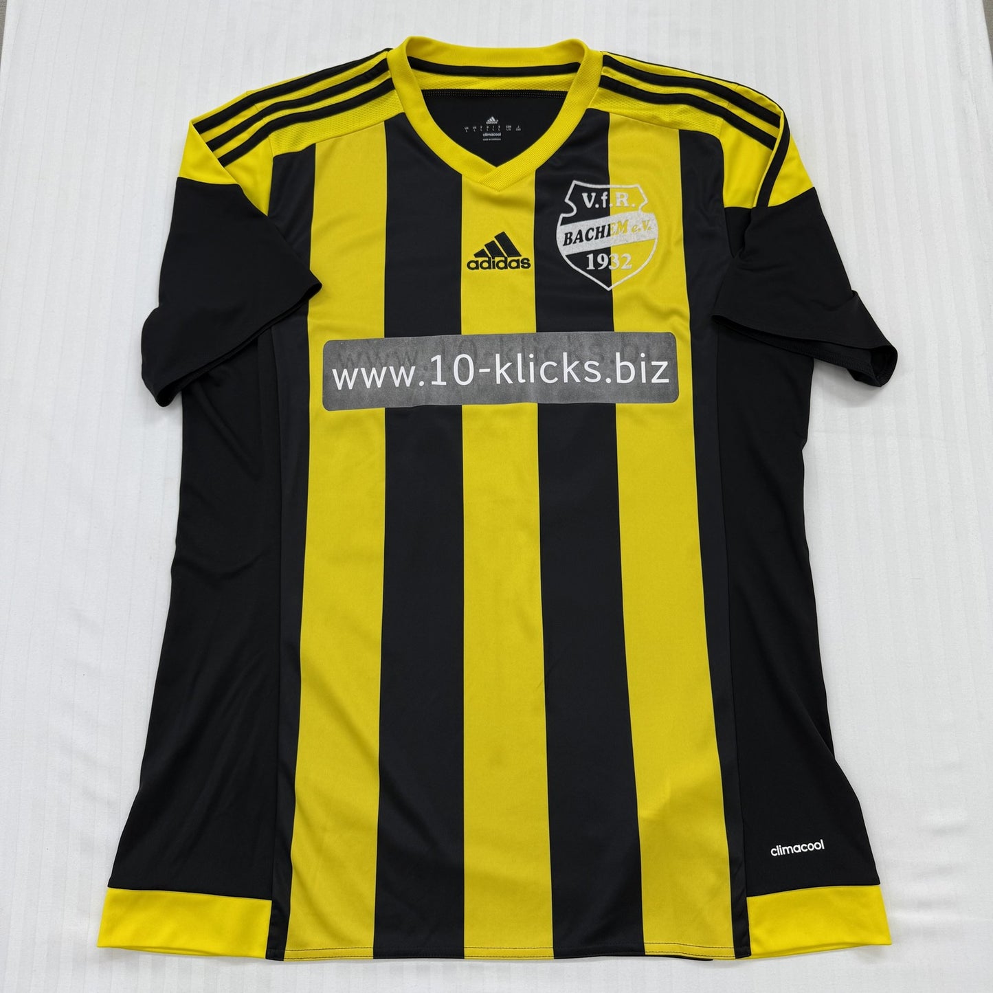 Adidas Unisex VfL Bochum Away Soccer Jersey L Black Yellow BNWT
