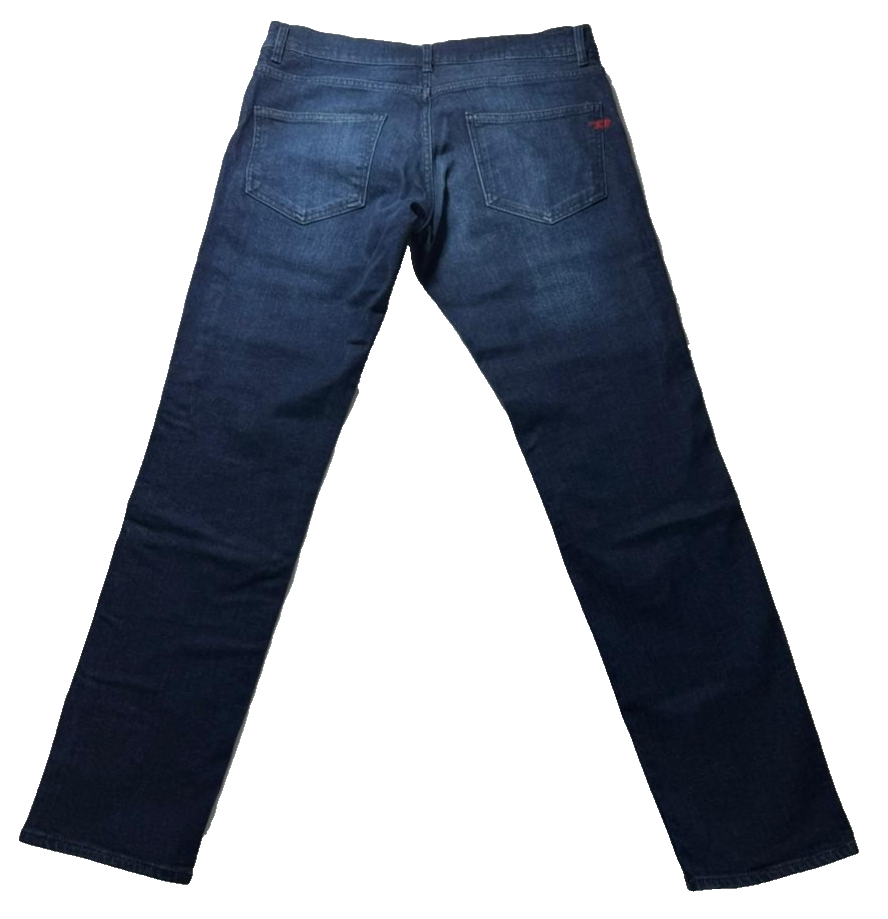 Diesel Men's D-Strukt Slim Fit Jeans Blue Wash Premium Italian Denim Size 30