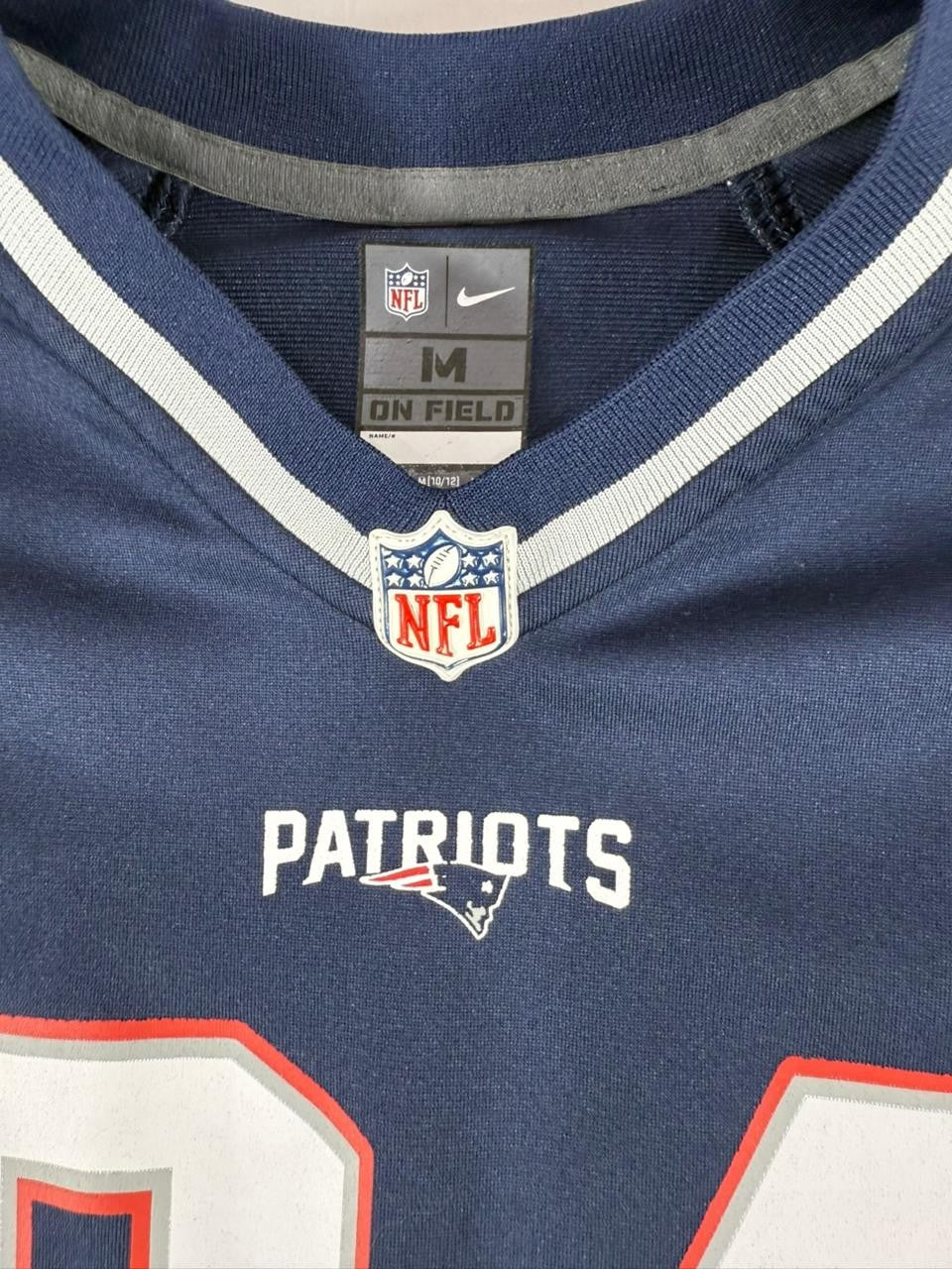 New England Patriots #34 Nike On Field NFL Football Jersey Navy Blue Youth