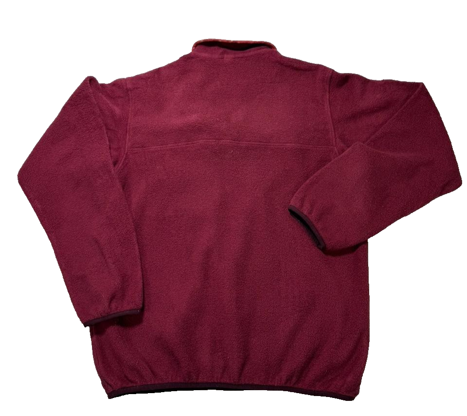 Patagonia Women'S Large Synchilla Lightweight Snap-T Pullover Red Arrow Aztec