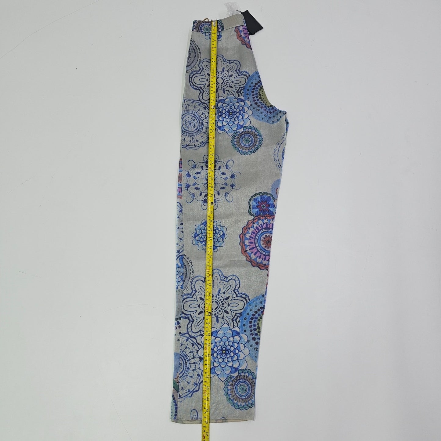 Giorgio Armani Floral Pants High Waist Pleated Pants Lbl 44 BNWT