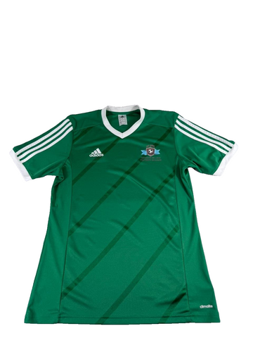 Adidas Men's Green Soccer Football Jersey Shirt Climalite Size M