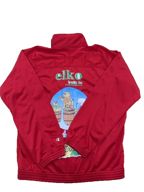 Champion Men's Red Track Jacket Full Zip Size XL NWT