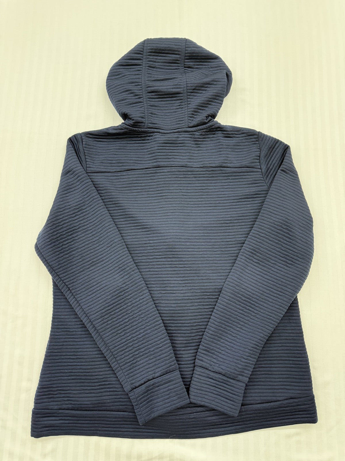 Calvin Klein Unisex Kids Navy Zip Hoodie Size 14 Quilted Regular Condition