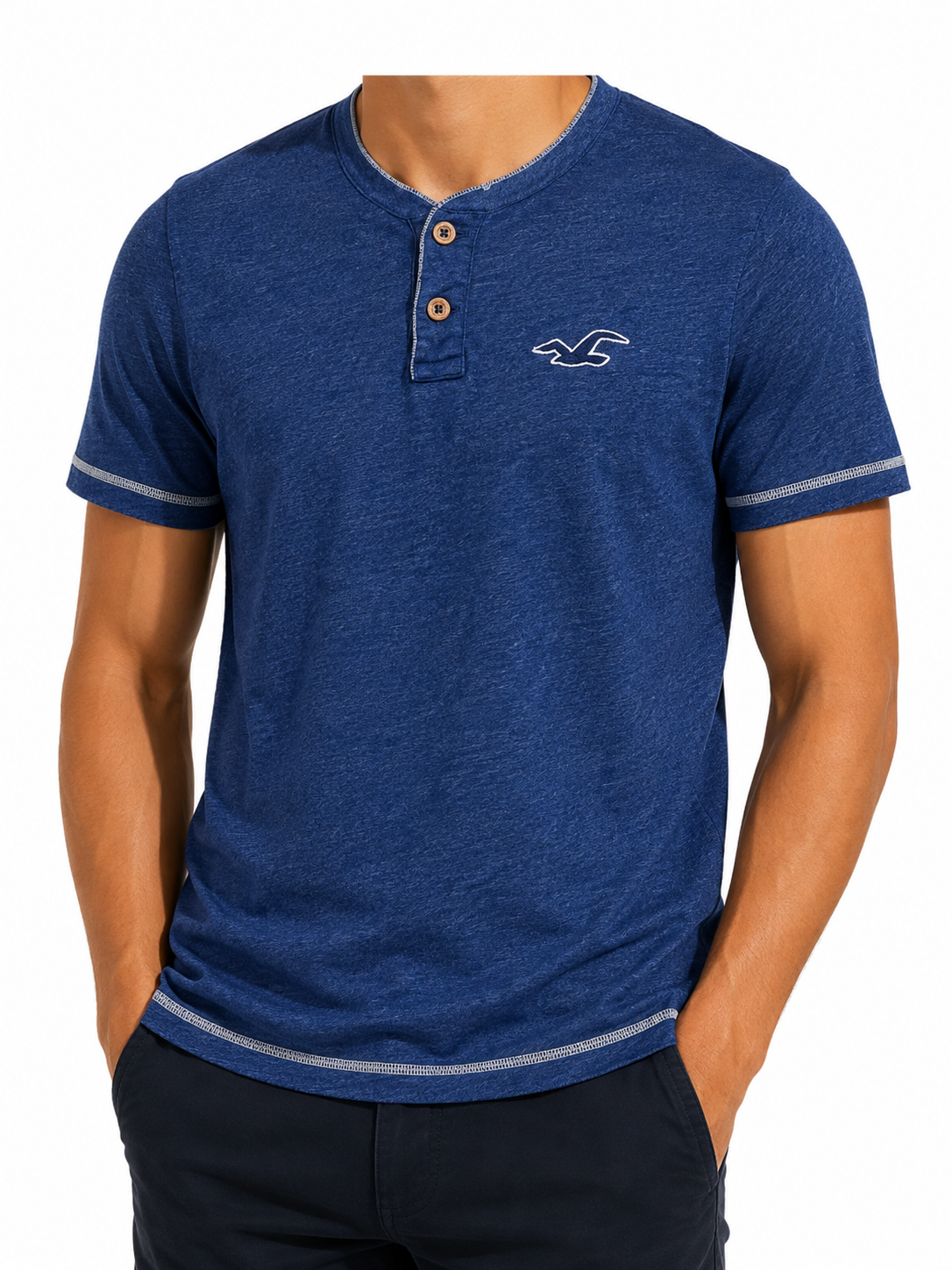 Artistic Haul Men Blue Polo Shirt size M product image 1