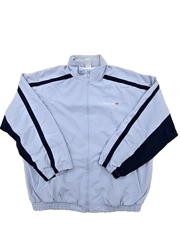 Reebok Men's Grey Track Jacket Size M Full Zip Union Jack