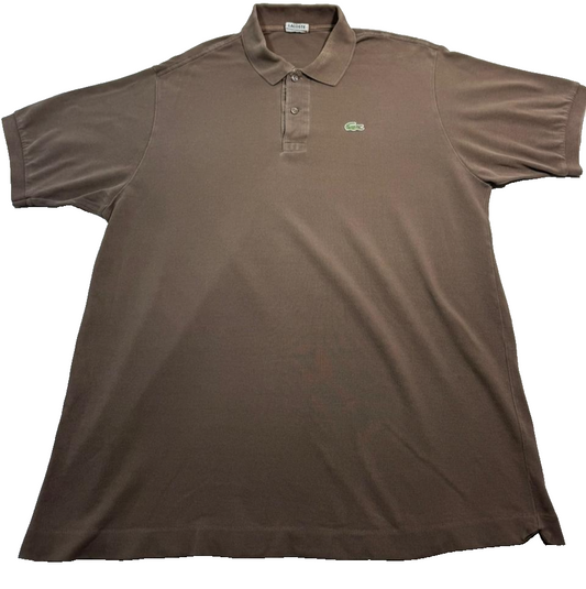 Lacoste Men's Brown Polo Shirt – Size M