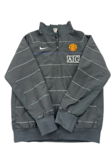 Nike Men's Gray Manchester United Track Jacket XL Vintage