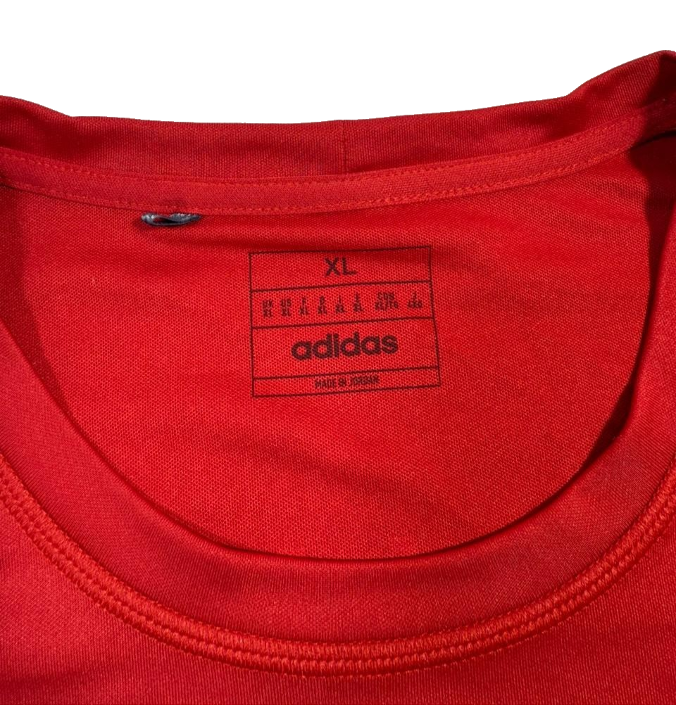 Adidas Run Boston 2025 Shirt Men's XL Red Special Olympics Xtra Mile Marathon 5K