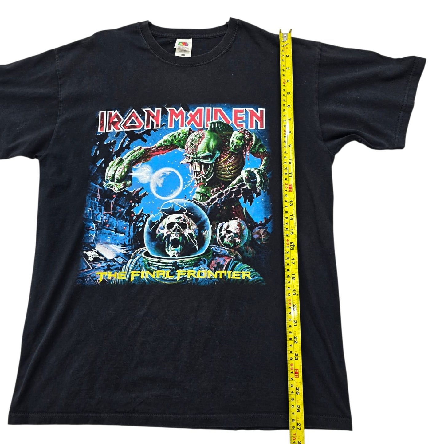 Iron Maiden Unisex Final Frontier Black T-Shirt Size L Official