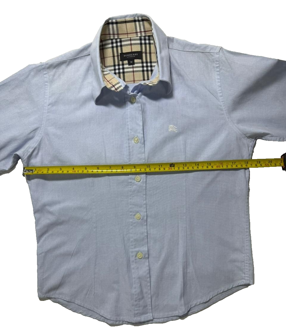 Burberry Nova Check Women's Shirt Button Up Vintage - Size M
