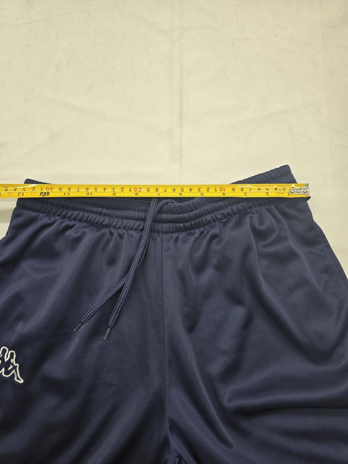 Kappa Men's Navy Sweatpants Medium Drawstring Polyester Straight Leg