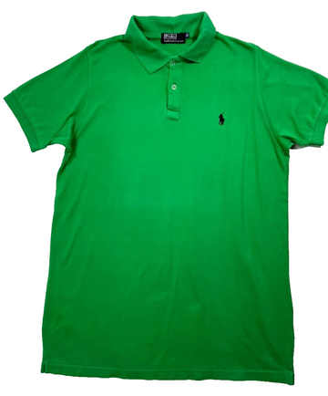 Polo Ralph Lauren Slim Fit Men's Polo Shirt In A Green Color - Size XXL