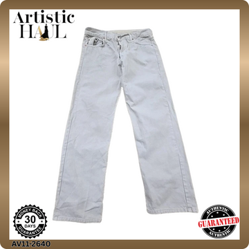 Levi's 511 Men's White Straight Denim Jeans Size 40 Regular
