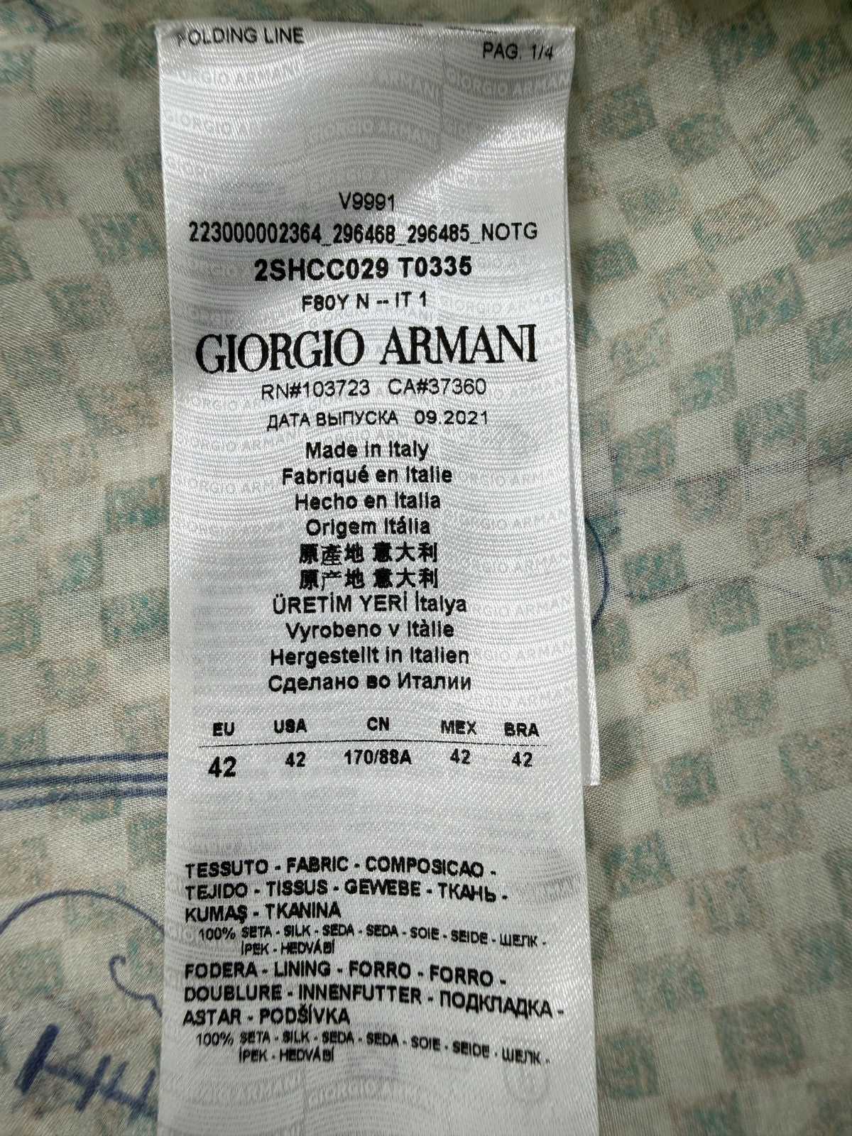 Giorgio Armani Women Gray Blouse product image 3