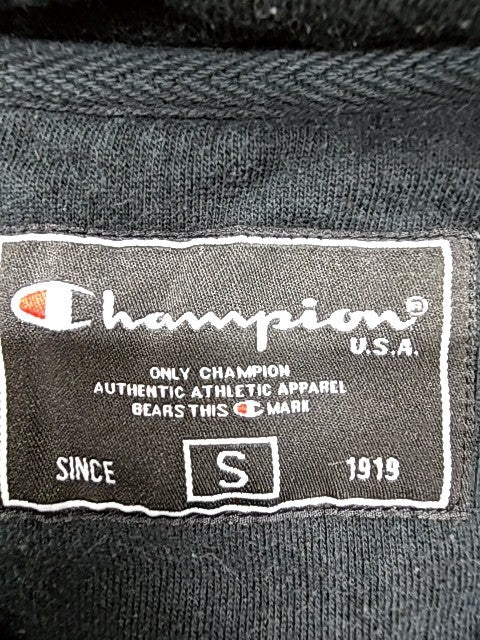 Champion Grey Half-Zip Hoodie Men's S Fleece Mock Neck Regular Fit