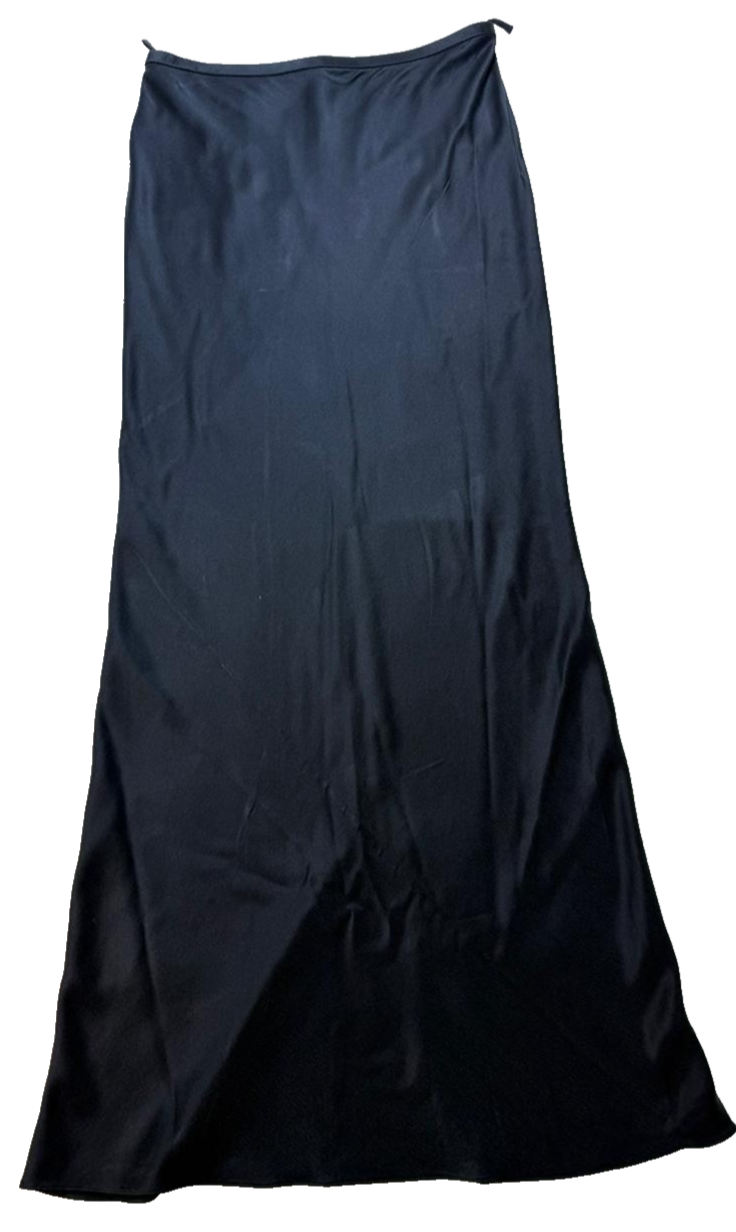 Bnwt Giorgio Armani Women�S Navy Long Maxi Skirt Italy Elegant Formal Size 42