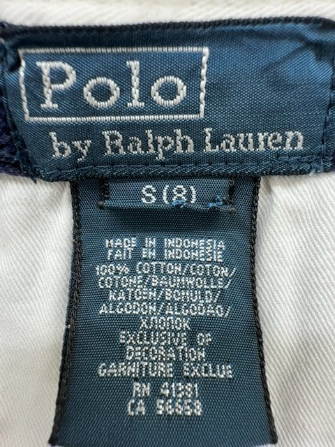 Polo Ralph Lauren Unisex Blue Striped Short Sleeve Polo Shirt Size S