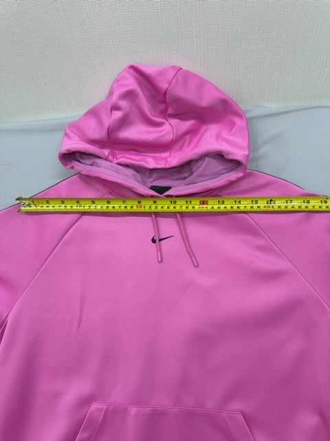 Nike Men's Pink Raglan Stripe Hoodie Size M Long Sleeve