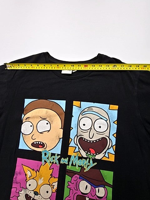 Rick and Morty Men Black T-Shirt size 2XL product image 4