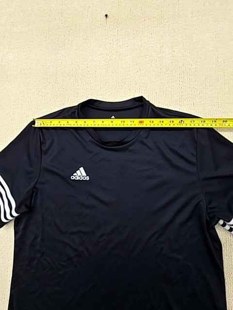 Adidas Men's Black Climalite Jersey XL Athletic Short Sleeve Crew Neck