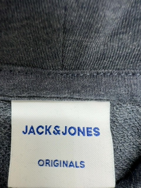 Jack & Jones Men Gray Hoodie size L product image 4