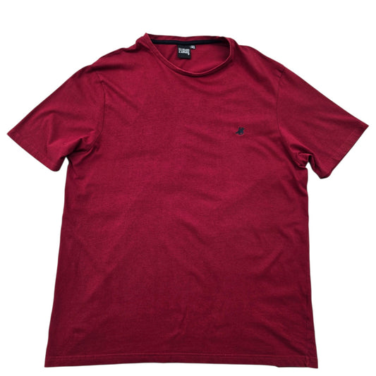 U.S. Grand Polo Men's Burgundy 100% Cotton T-Shirt 3XL