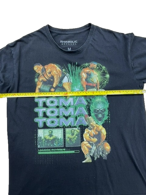 Anabolic Apparel Toma Men's Black Oversized T-Shirt M Cotton