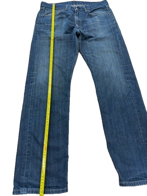 Levi's 505 Men's 36x32 Regular Straight Medium Wash Stretch Jeans