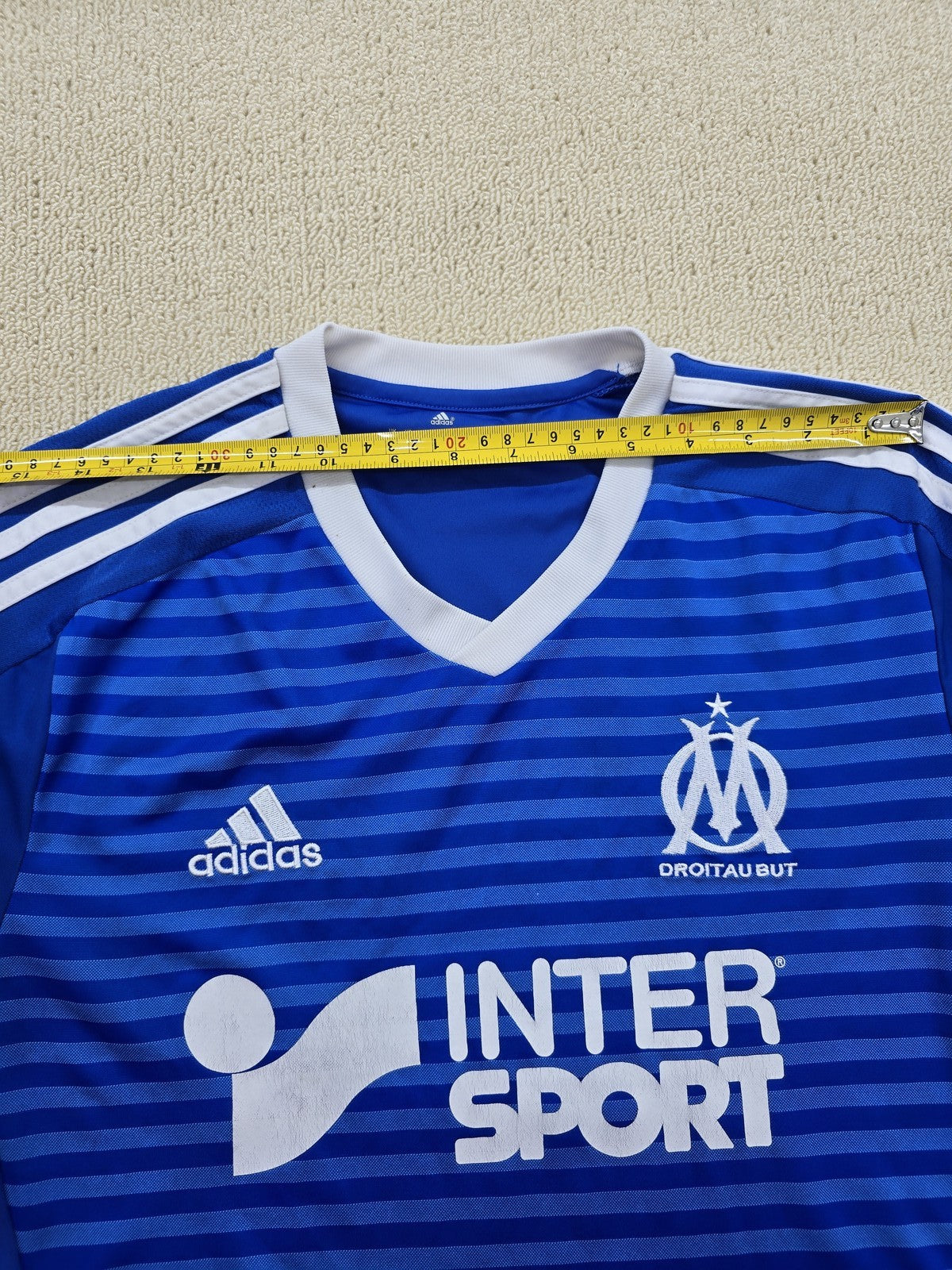Adidas Olympique Marseille Blue Football Jersey Cambodia