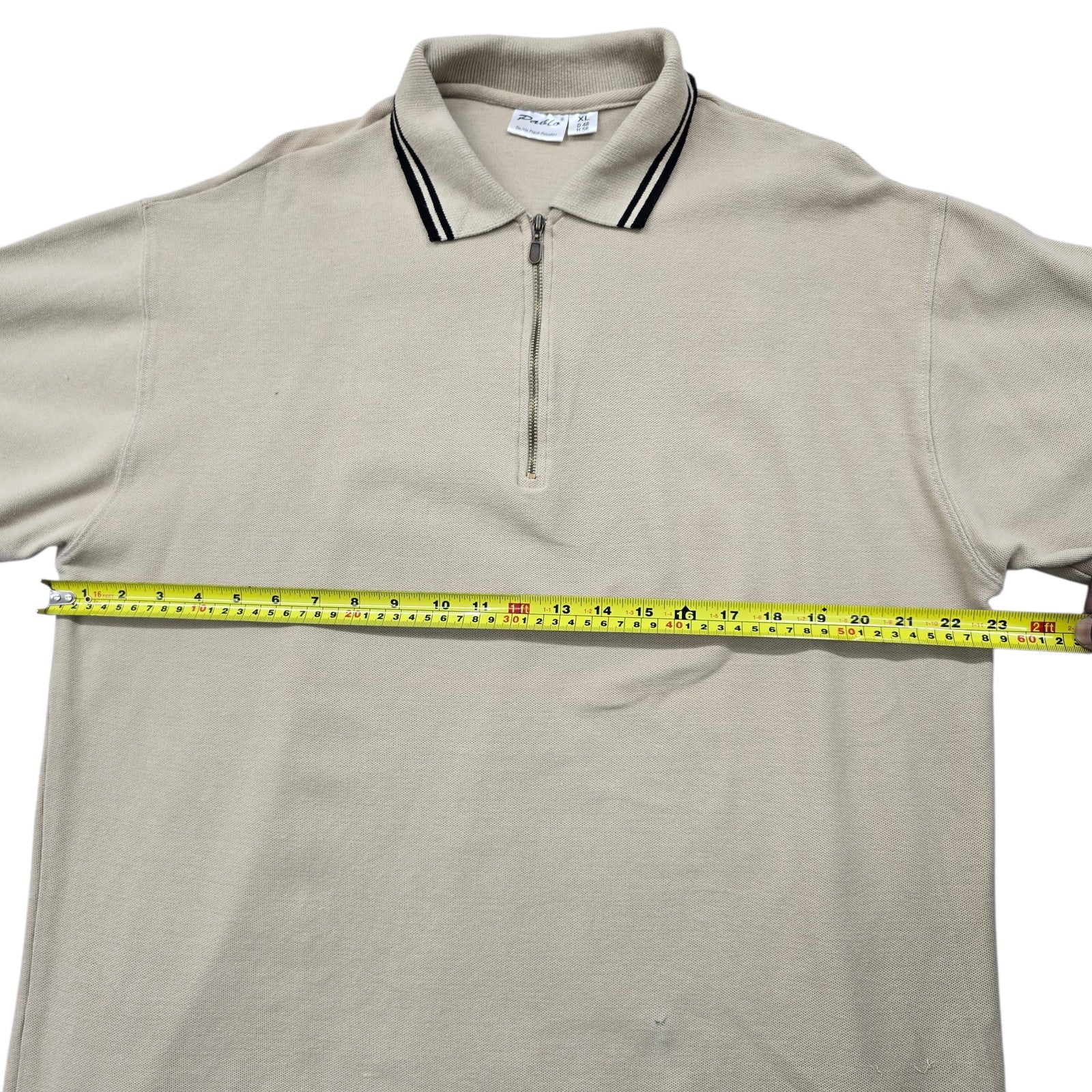 Artistic Haul Men Beige Polo Shirt size XL product image 7