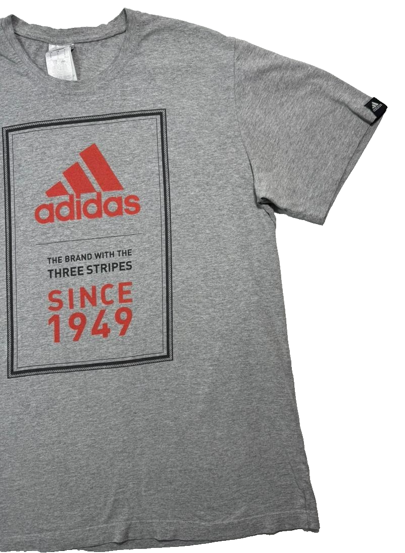 Adidas The Go To Tee Men's T-Shirt In Grey - Size L