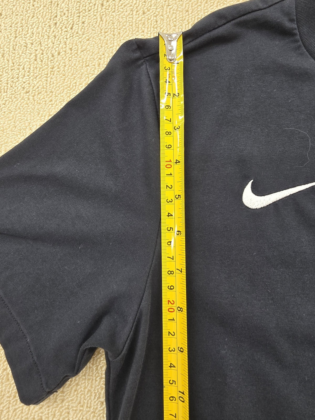 Nike Men's Black Dri-FIT Short Sleeve T-Shirt Small Cotton Blend