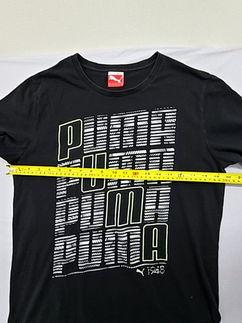 Puma Men's Black Short Sleeve T-Shirt Size M Crewneck Sportlifestyle