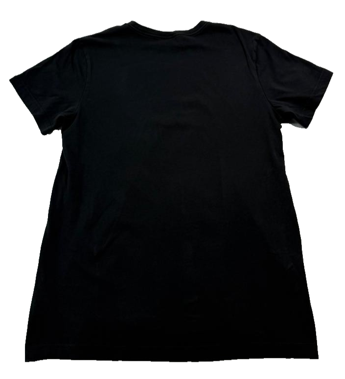 Adidas Black T-Shirt Floral Pink Logo Graphic Casual Women'S Size S