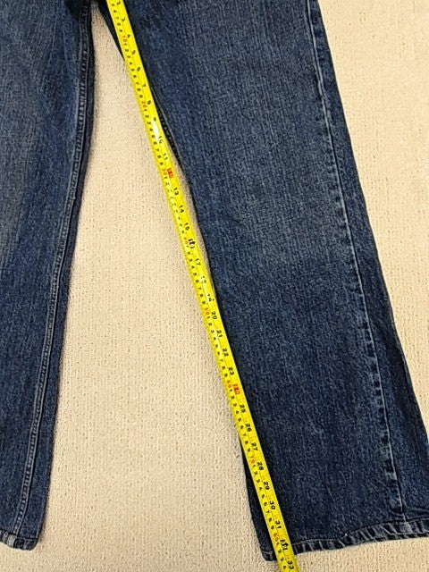 Levi's Men's Dark Wash 527 Slim Bootcut Jeans 34x34