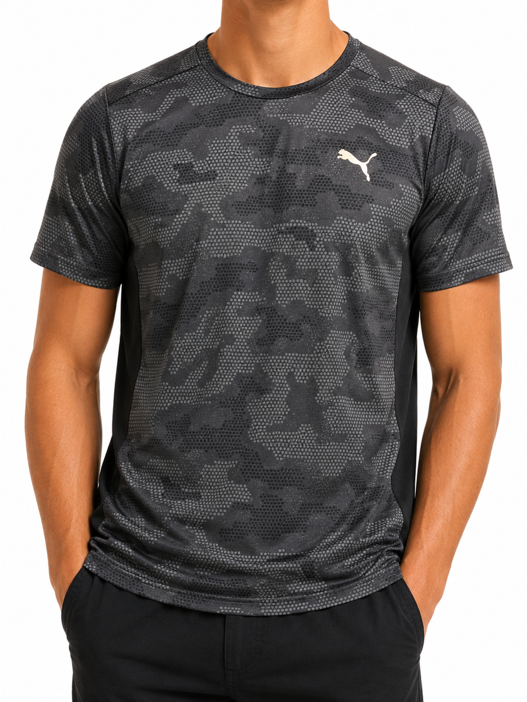Puma Men Black T-Shirt size M product image 1