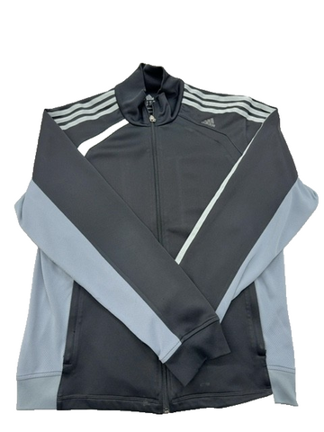 Adidas Men's Black Z.N.E. Full-Zip Hooded Track Jacket L