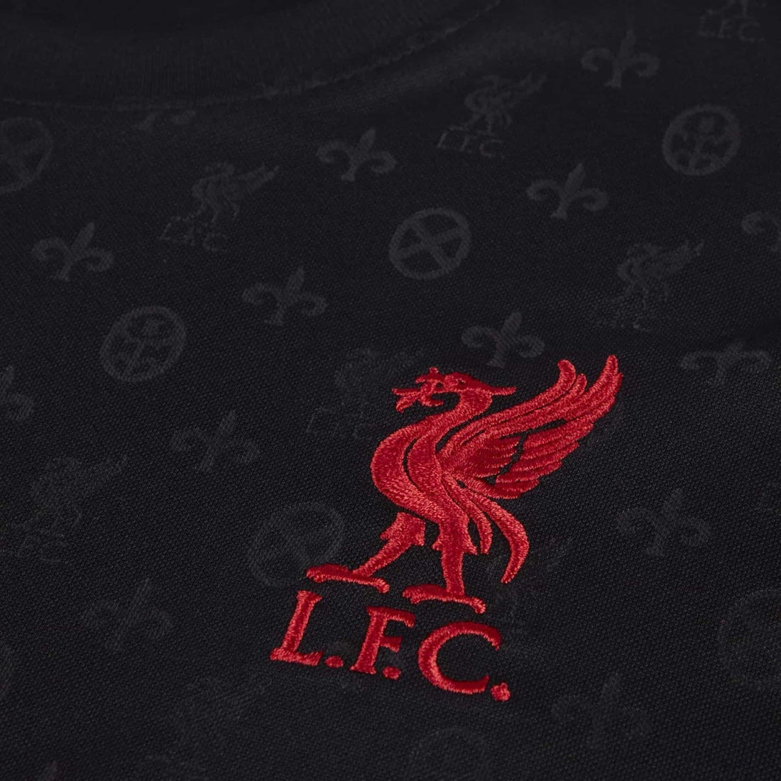 Men's Liverpool Fc Nike Black Axa Training Top Premium Monogram Design Size S