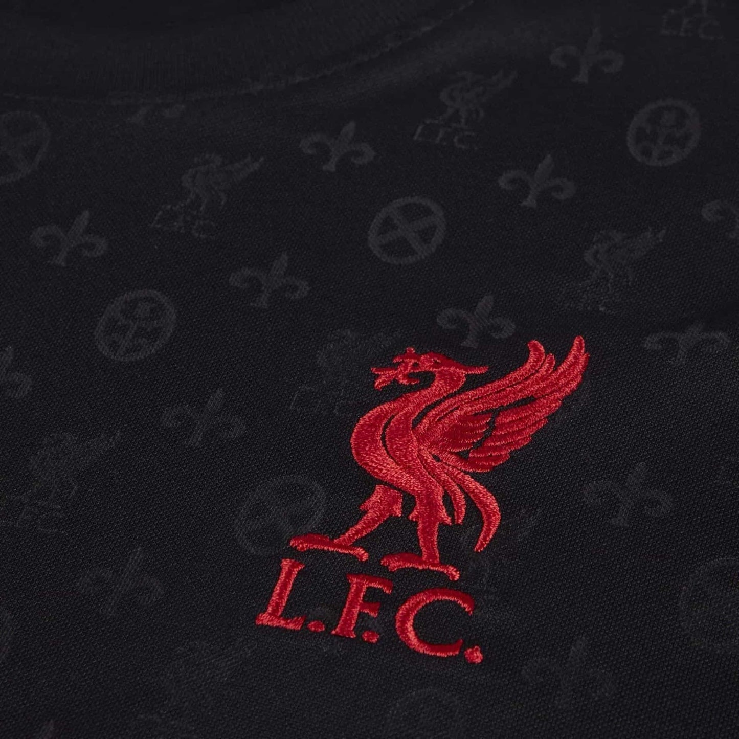 Men's Liverpool Fc Nike Black Axa Training Top Premium Monogram Design Size S